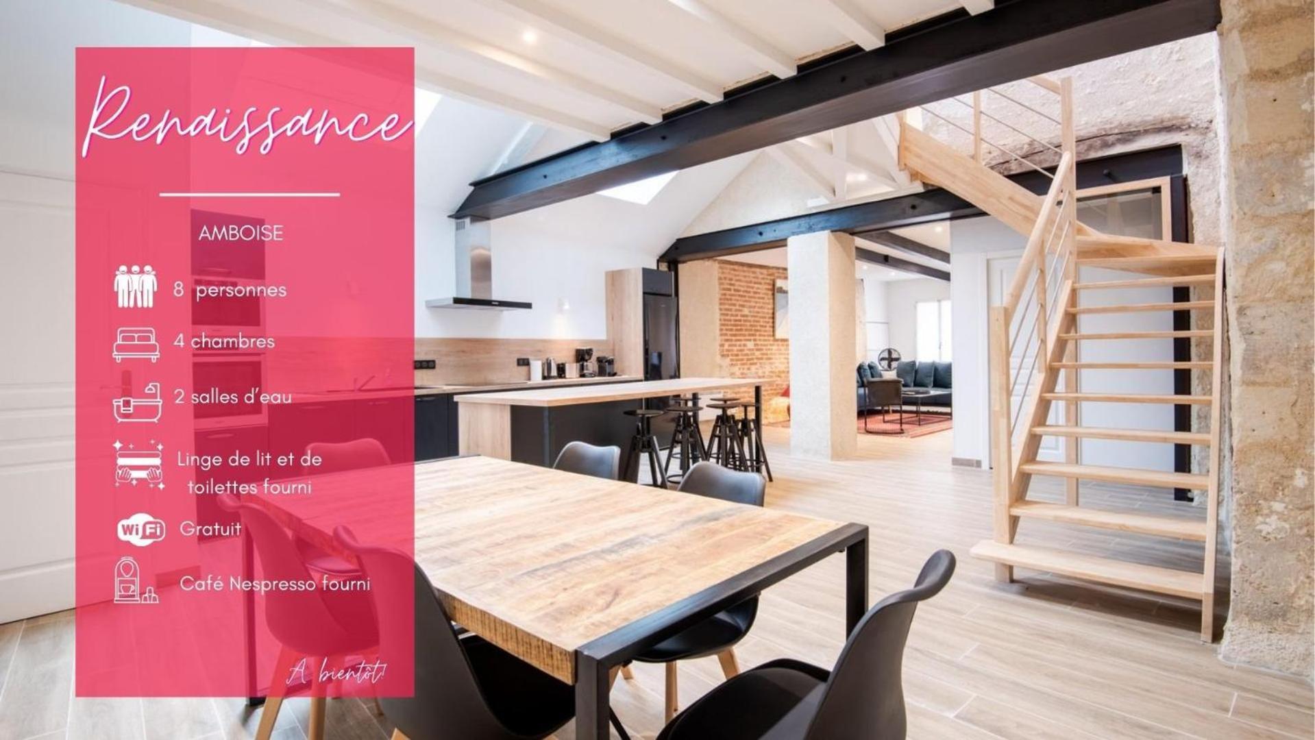 La Maison Renaissance - Gite 8Prs 엉부와스 외부 사진